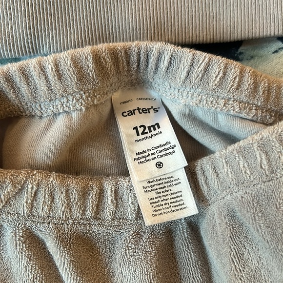 Carter’s Bear Ear Hoodie & Sweatpants Set - Sz 12 M - Picture 4 of 5